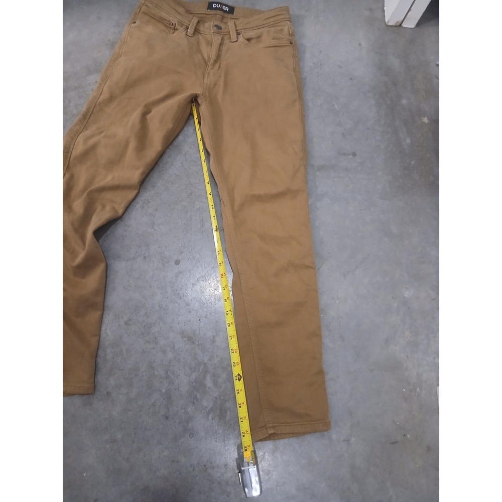 DU/ER DUER Pants Men 30x29 Beige N2X Slim Fit  Performance (Tag 30x30) - Picture 8 of 8